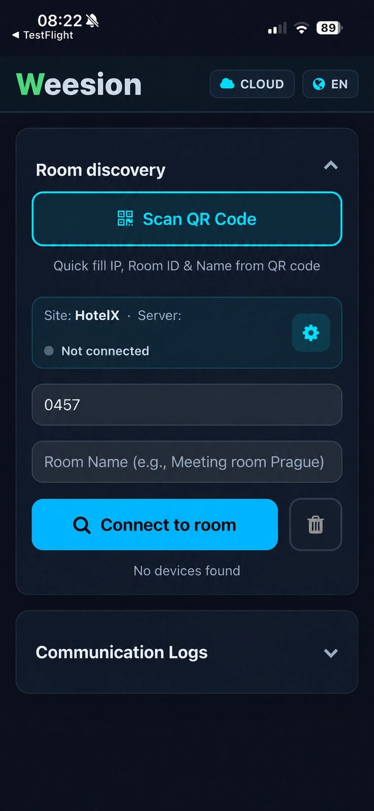 Naskenujte QR kód
